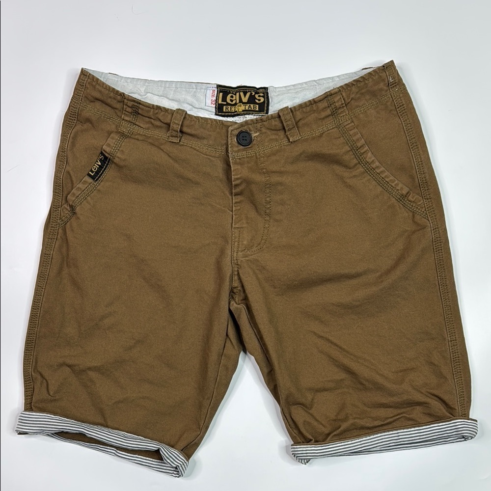 Levi's Red Tab Khaki Chino Shorts Size 32